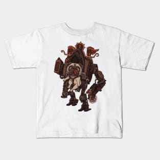 Pugnacious Paws: The Mighty War Machine of the Pug Kids T-Shirt